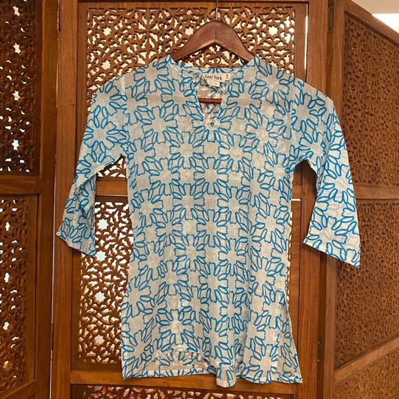 🚻 Kids Lexi York light turquoise swimsuit coverup - Picture 1 of 5